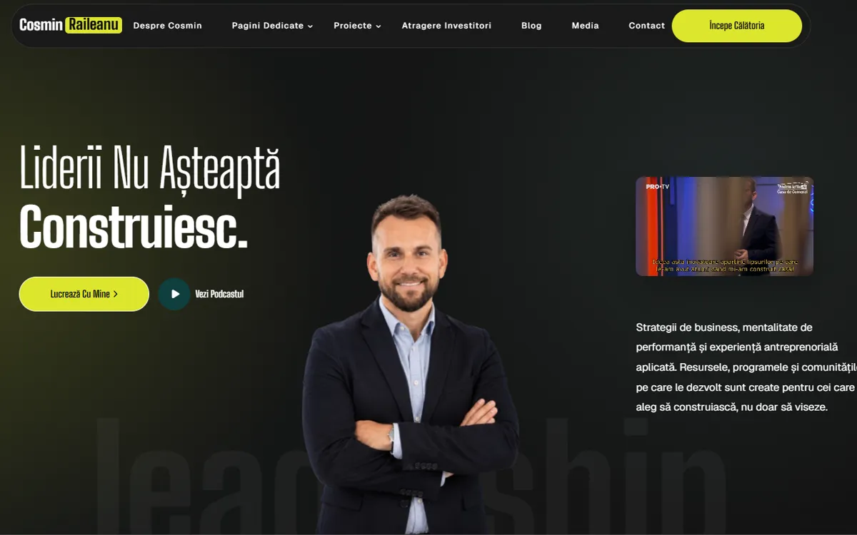 Cosmin Raileanu website